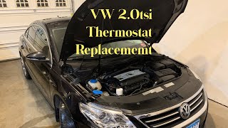 2012 Volkswagen CC 2.0 TSI Engine: Thermostat Replacement