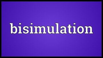 Bisimulation Meaning