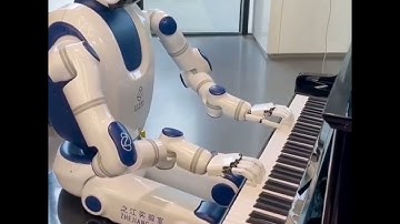 AI Robot Playing Piano