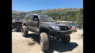 Toyota 4 Runner With 40 Inch Tires On The Slick Rock Jeep Trail In California