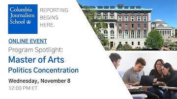 Columbia Program Spotlight: Master of Arts Politics Concentration