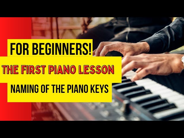 THE VERY 1ST PIANO LESSON  FOR BEGINNERS!!! (HOW TO NAME  THE PIANO KEYS)
