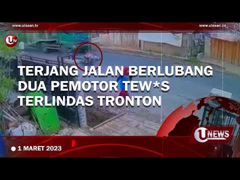DUA PEMOTOR TEW*S TERLINDAS TRUK TRONTON DI BREBES | U-NEWS