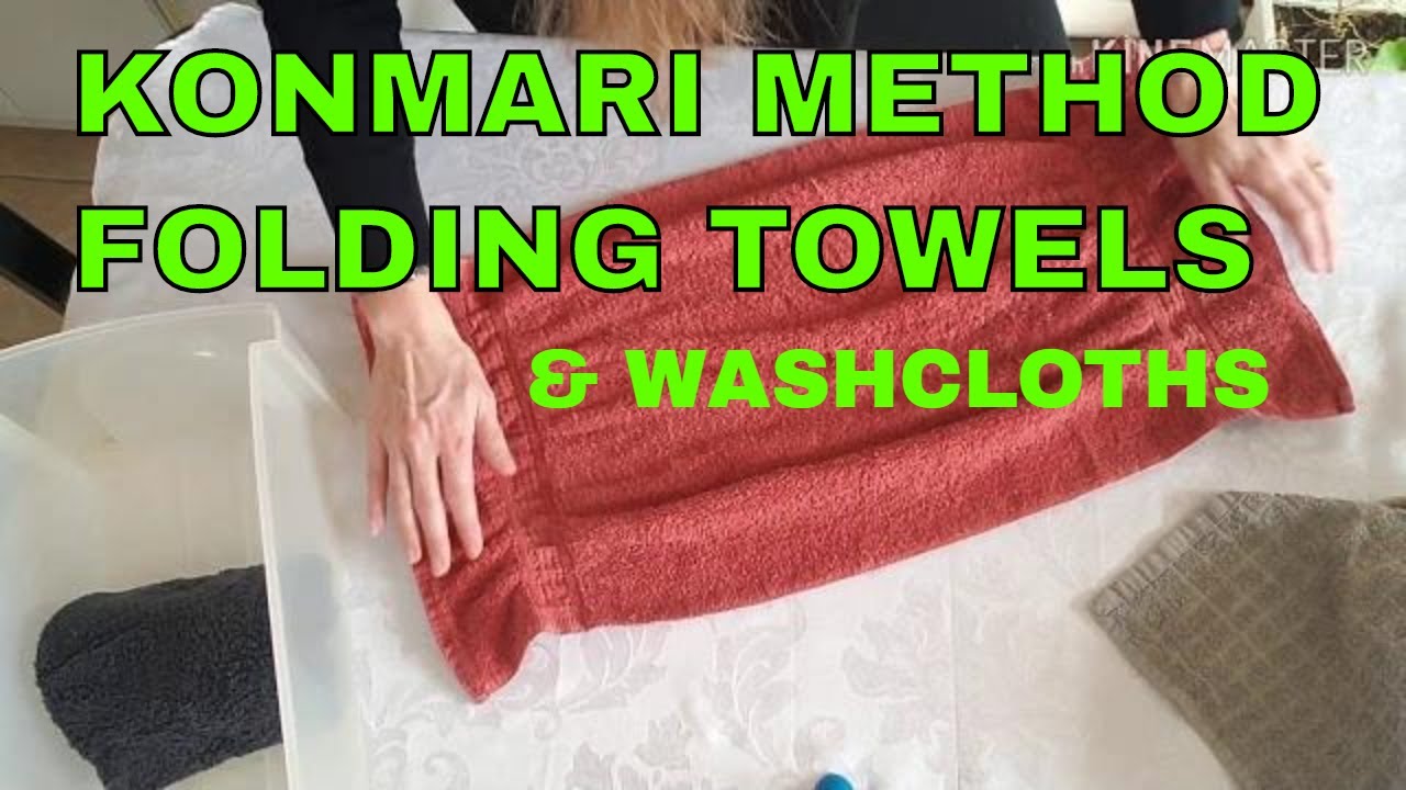 Marie Kondo's Method for Folding and Storing Kitchen Towels