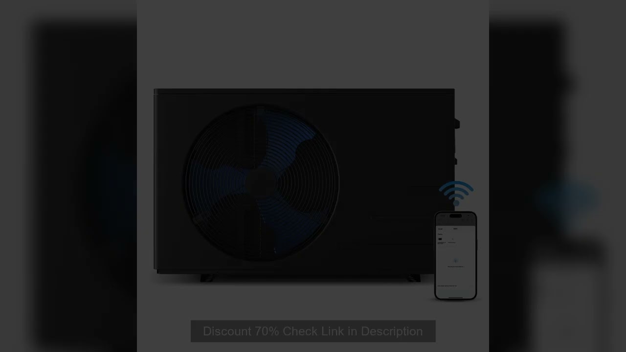 30000 BTU Above Ground Swimming Pools Heater Electric Pool Heater With Wi-Fi Heat Pump Swimming Pool