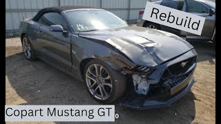 Rebuilding a 2019 Ford Mustang GT from COPART