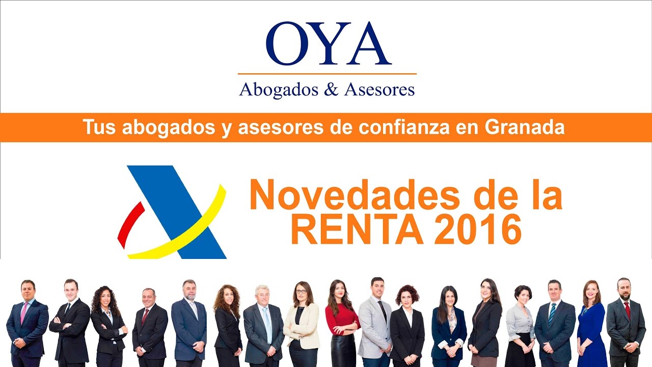 Novedades de la Renta 2016 - YouTube