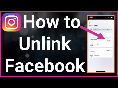 how to unlink facebook and instagram