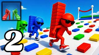 Bridge Race Part 2 | Collect Bricks & Race To The Finish | Gameplay Walkthrough | Android, iOS screenshot 5