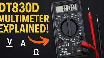 DT830D Digital Multimeter Full Tutorial in English | How to Use Unity DT830D Step by Step