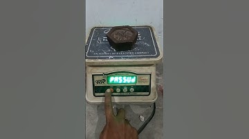 Venus weighing machine calibration 30kgs hello card