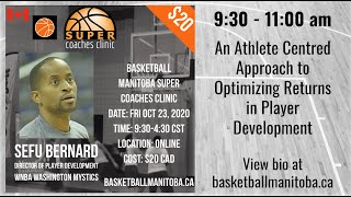 Sefu Bernard - Athlete-Centred Approach to Player Development