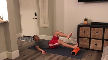 Foam Roller Bridge Hamstring Curl