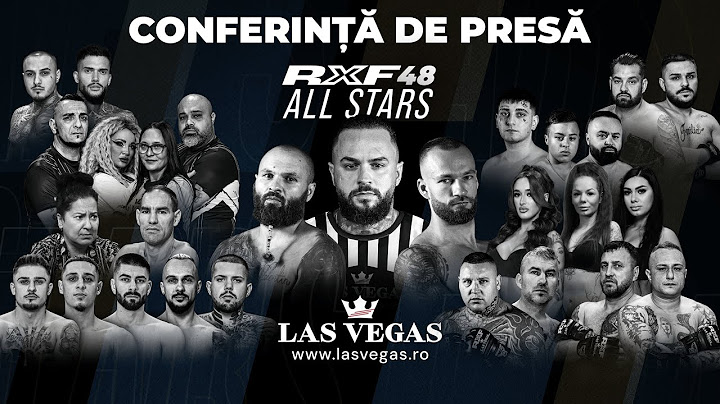 Conferința de Presă RXF 48 ALL STARS by LasVegas.ro