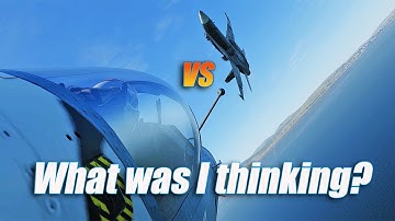 Mirage 2000 vs F-18 Hornet What was I thinking? #DCS