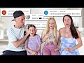 Reacting to HATE COMMENTS *rude* | Family Fizz