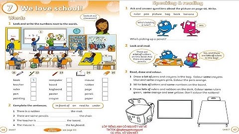 Get Ready for Starters – 2nd Edition | Unit 7: We love school! | Lớp Tiếng Anh Cô Nguyệt Vui Vẻ