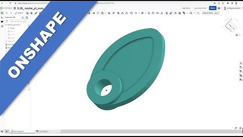 3.16 Nocke (version with thin extrude) - Onshape Training - Part Design