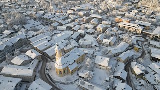 Miesbach (Bayern - Germany🇩🇪) wintertime December 2023 DJI Drone cinematic 4K drone video