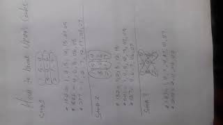How to break Uk49s Codes using Horizontal, Vertical Lines