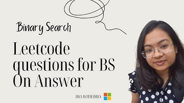 Leetcode hard question for Binary search on Answer