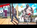 Monster attack  doraemon anywhere door in indian bike driving 3d