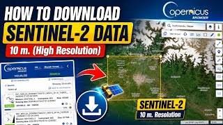 How to Download Sentinel 2 Satellite Data 🛰️📡// Copernicus High Resolution Data Download. #gis
