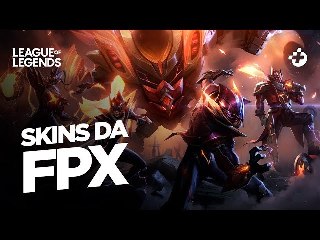 SKINS FPX EM JOGO - SKINS DO MUNDIAL LOL DA FPX! 