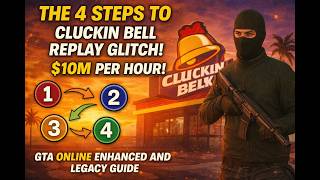 The 4 Steps to Cluckin Bell Replay Glitch! 10M Per Hour!  | GTA Online Enhanced and Legacy Guide.