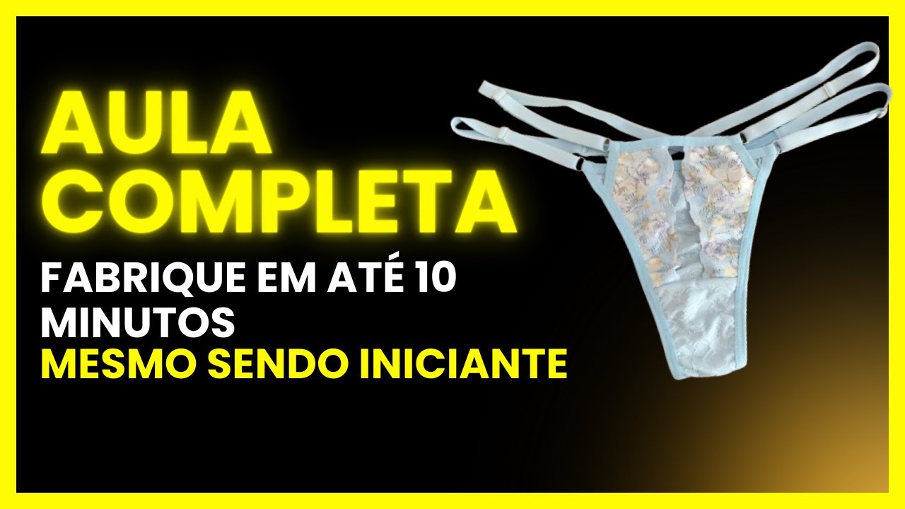Molde Calcinha Super Fácil Aprenda agora em 10 minutos Calcinha Pricila