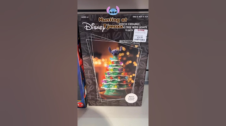 STITCH HUNTING TIME | STITCH CERAMIC CHRISTMAS TREE #haul #disney #stitchfinds #tjmaxx #christmas
