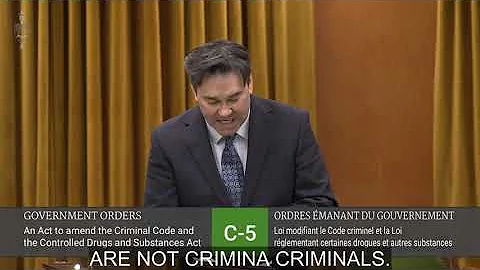 Don calls on the Liberals to treat substance use and addiction as health issues, not criminal ones