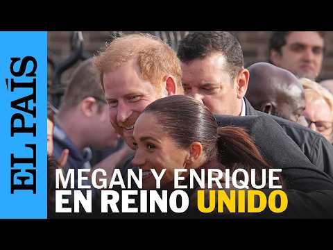 Harry y Meghan vuelven a dejarse ver juntos en público en el Reino Unido | EL PAÍS