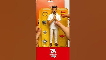 TVK Thalapathy Vijay Action Figure Unboxing 🔥 | Exclusive Look & Details!