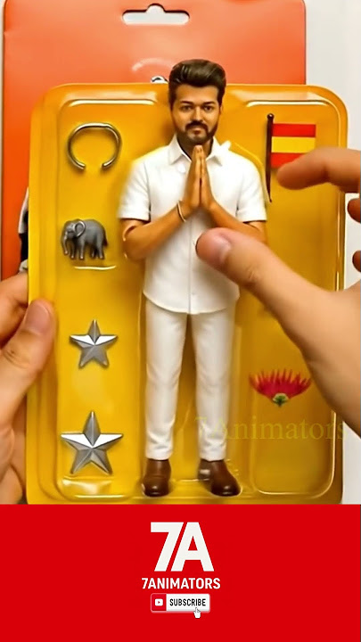 TVK Thalapathy Vijay Action Figure Unboxing 🔥 | Exclusive Look & Details!
