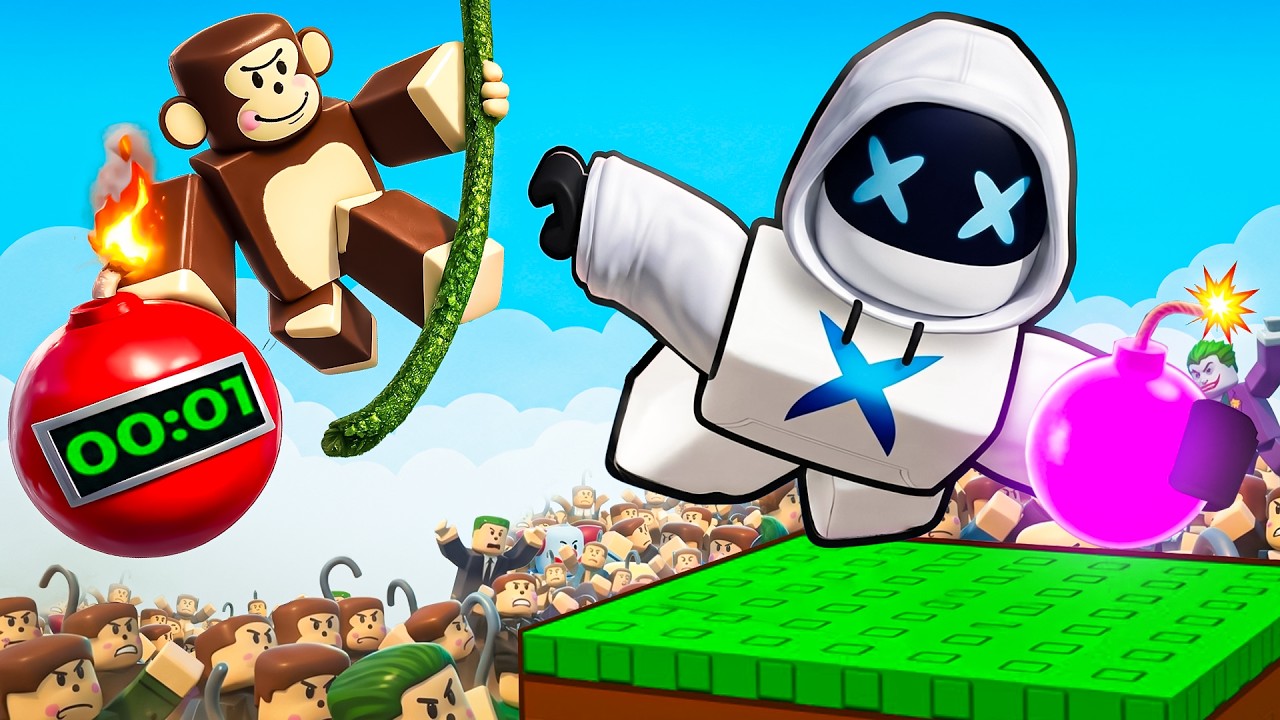 I Can't Touch The FLOOR in Monkey Bomb Tag..