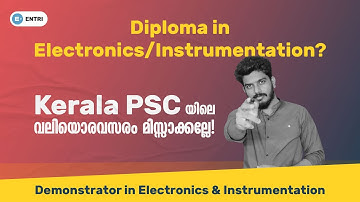 PSC- Demonstrator in Electronics & Instrumentation