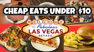7 BEST CHEAP EATS Under $10 in Las Vegas 2024