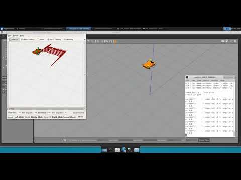 zm_robot control motion using a keyboard under ROS.