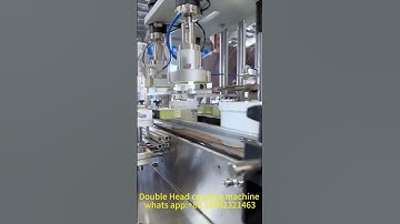 Double head Capping Machine for Plastic Container, Screwer Cap Machine for Plastic cap Factory