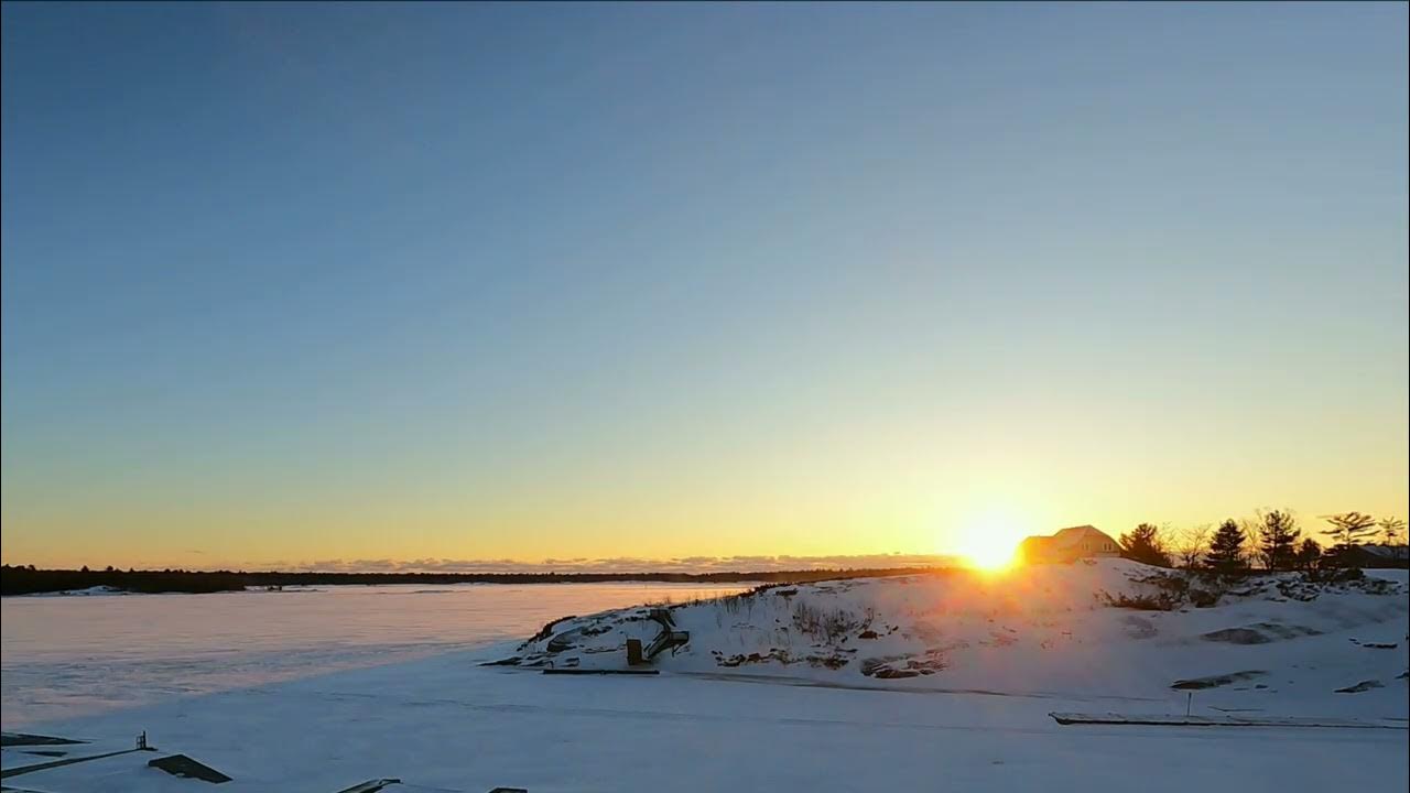 Sunset February 21, 2023 Dillon Cove YouTube