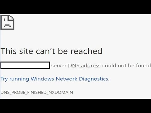 DNS PROBE FINISHED NXDOMAIN как исправить ошибку в Chrome Windows 11/10