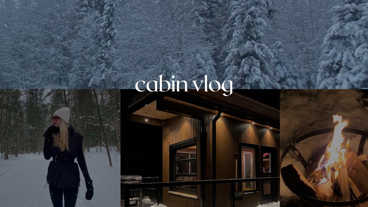cosy weekend getaway to a tiny cabin in the woods up north | cabinscape cabin in haliburton