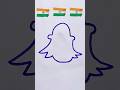 Indian Flag Drawing 🇮🇳♥️🇮🇳 #creative #viral#drawing #satisFying
