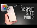How to Resize Photo to Passport Size on iPhone (tutorial)