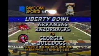1987 Liberty Bowl Arkansas vs Georgia No Huddle