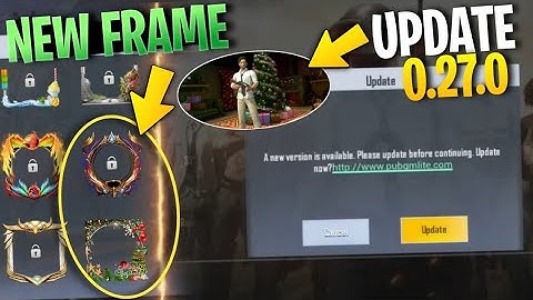 PUBG Lite 0.27.0 Doubt Clear ✅| Pubg Lite New Update Today Features 2023 | Crash Loading Problem Fix