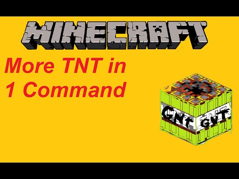 Minecraft One Command | MORE TNT!! - YouTube