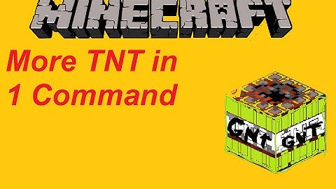 Minecraft One Command | MORE TNT!!
