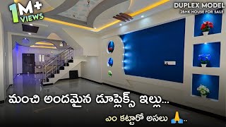 100 sq.yds Ready to move 2bhk duplex House For sale || Mind blowing Designs